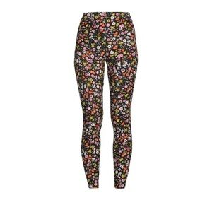 Ditsy Floral Junior's Sueded Ankle Leggings